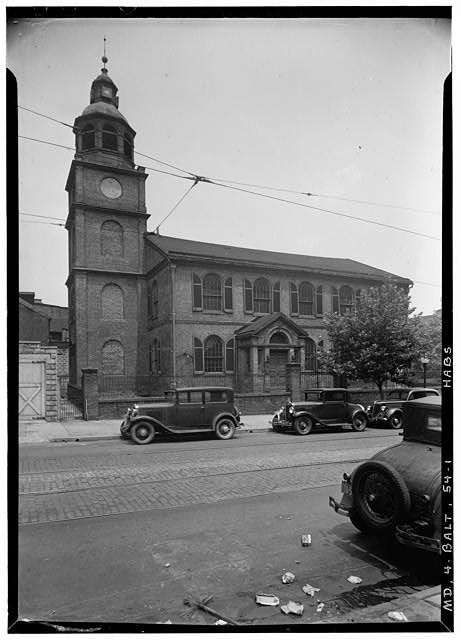 Baltimore Maryland Otterbein United Brethren Church 1930s Brick Bell Tower