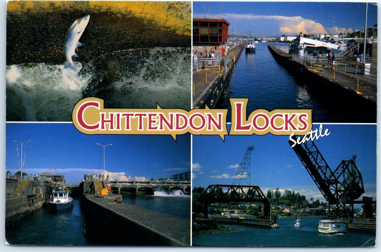 Postcard - Chittenden Locks, Seattle, Washington