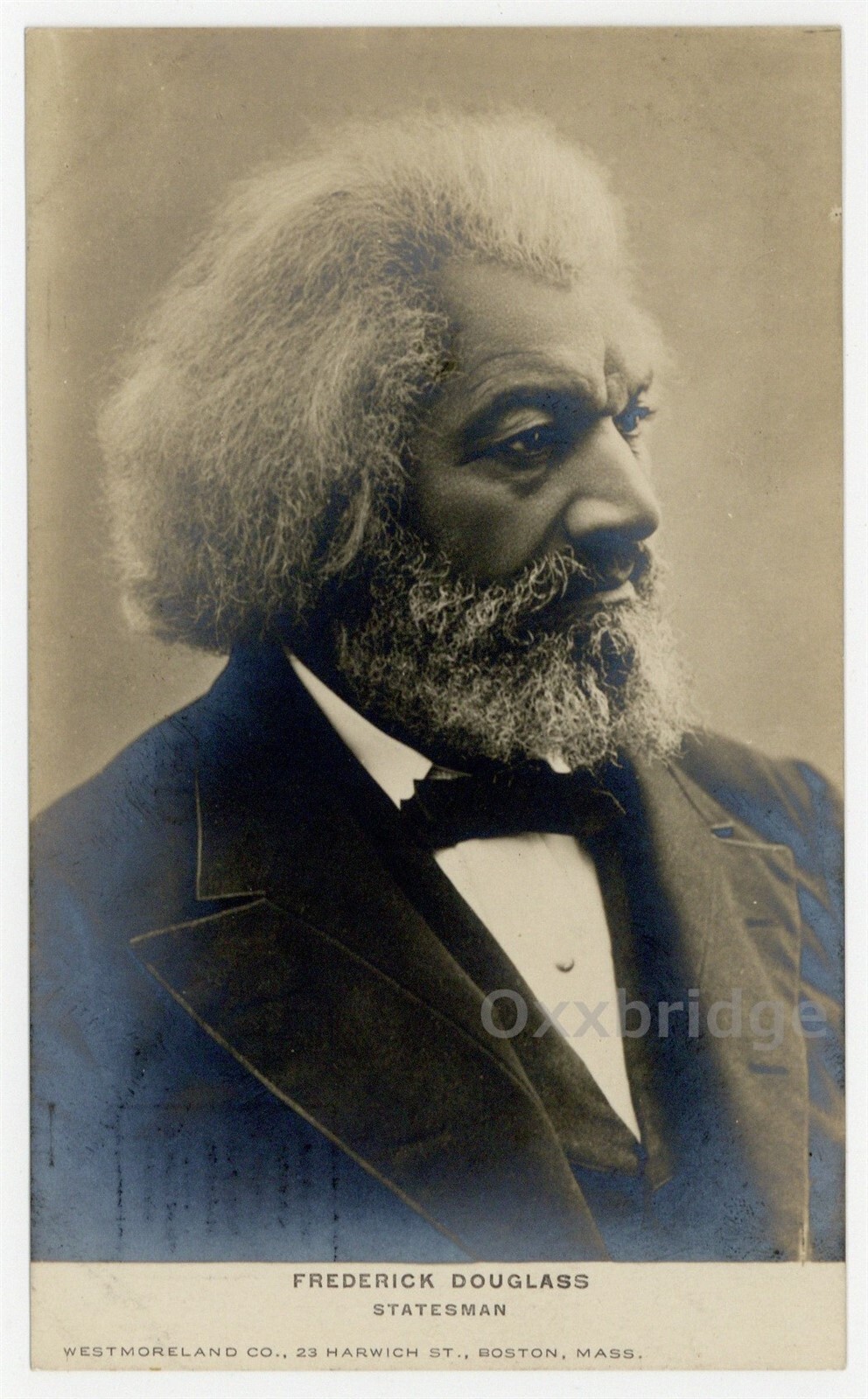 Frederick Douglass 1900 Portrait Photo Slavery Abolitionist Civil War Statesman