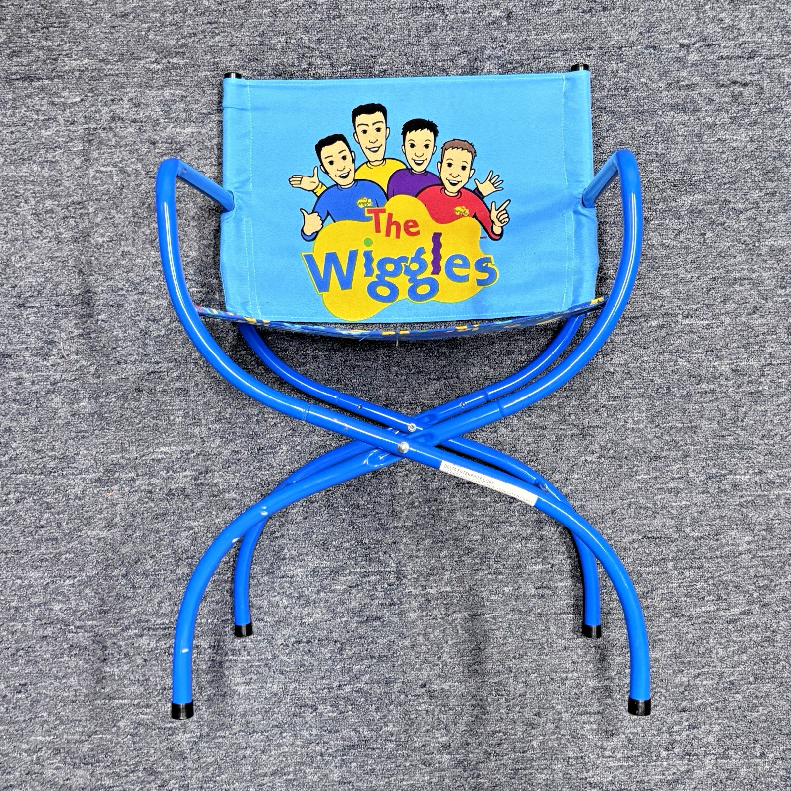 The Wiggles Children’s Blue Director Chair Folding 24” Tall VERY RARE ITEM
