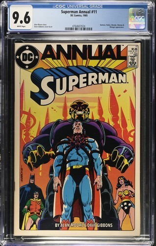 Superman Annual #11 1985 DC Comics CGC 9.6 White Pages