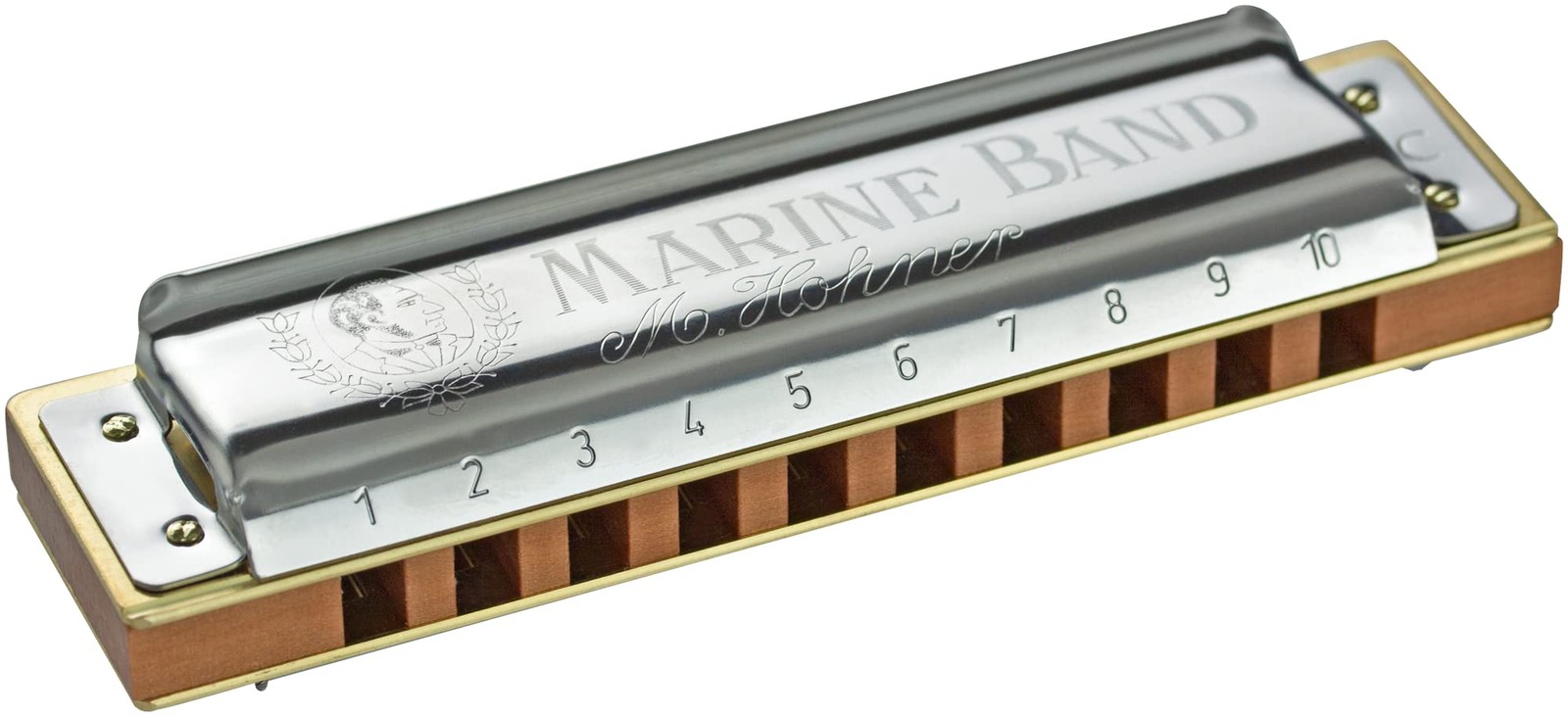 Hohner Marine Band 1896/B Marine Band 10-Hole Harmonica_