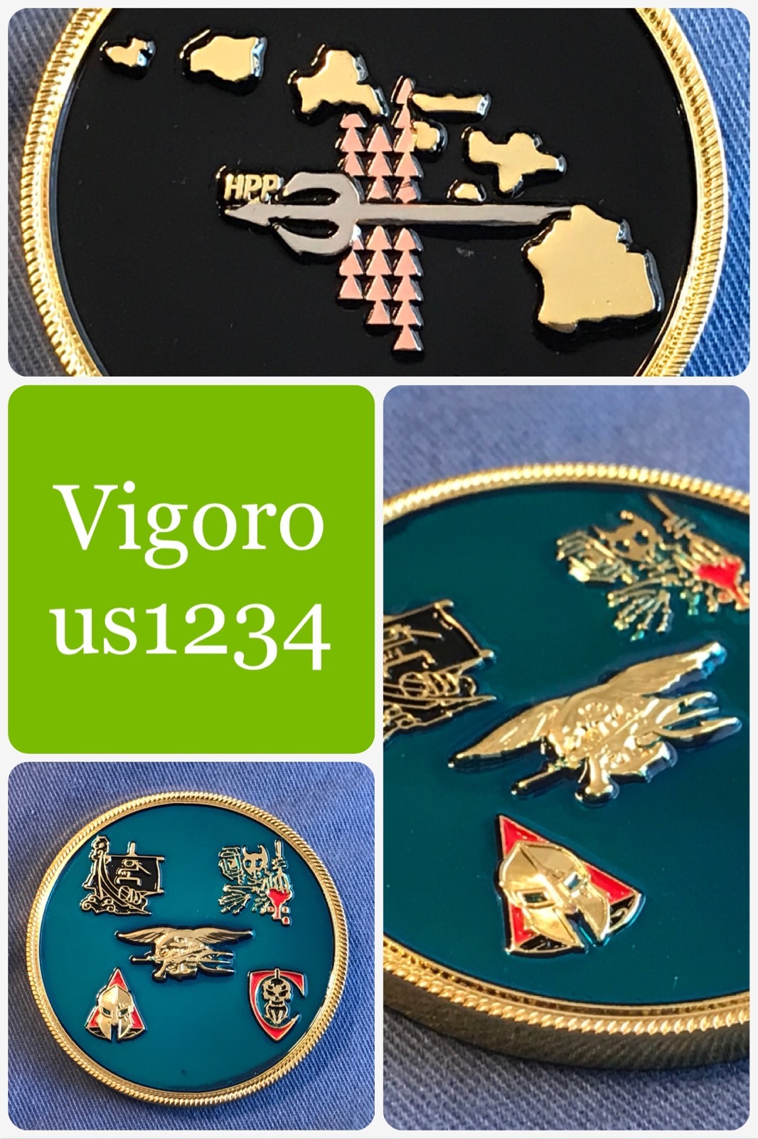 SDVT-1 NSW Group 3 HPP Hawaii SOCOM NAVY SEAL Challenge Coin DEVGRU