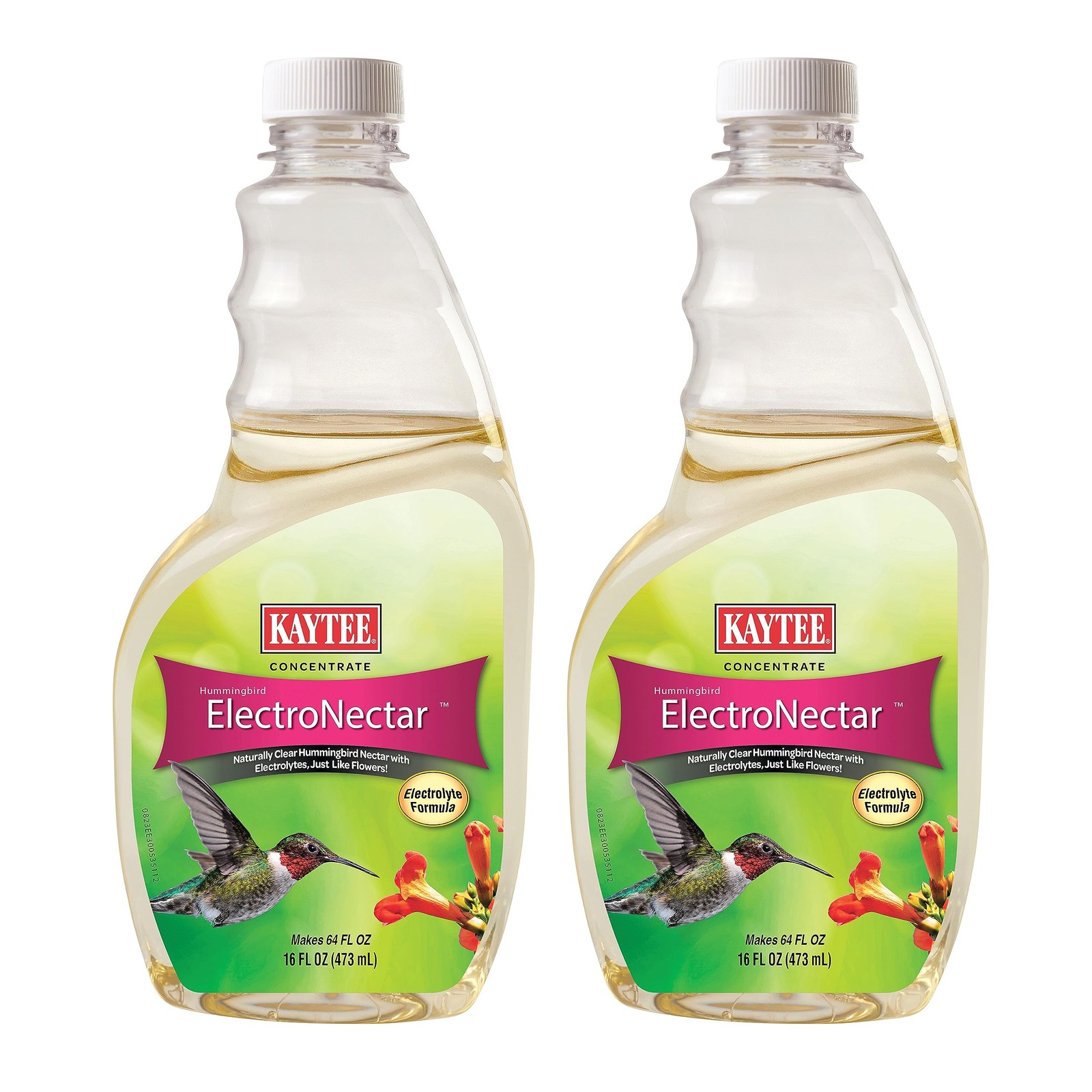 Kaytee Hummingbird ElectroNectar Wild Bird Food, 16 oz 16 Fl Oz (Pack of 2) 