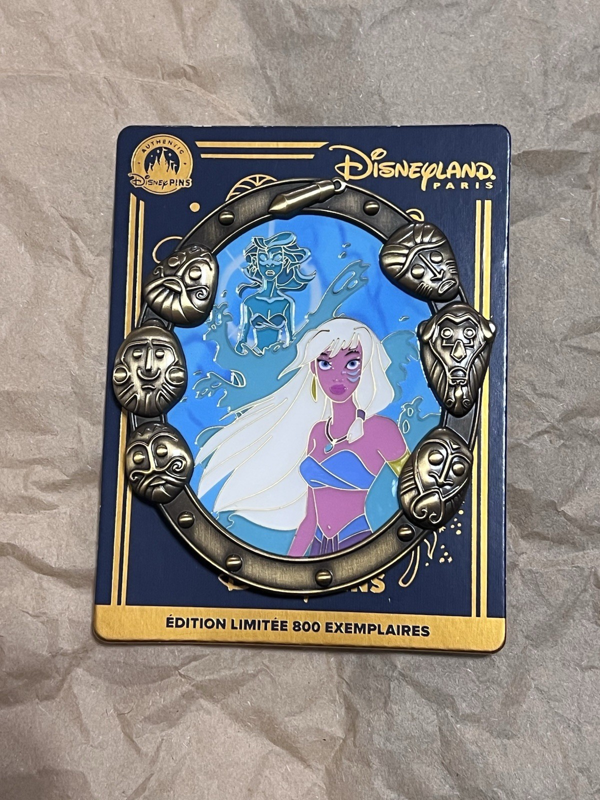Kida Atlantis Enchanted Pin Trading Night 2026 Disneyland Paris Pin LE 800