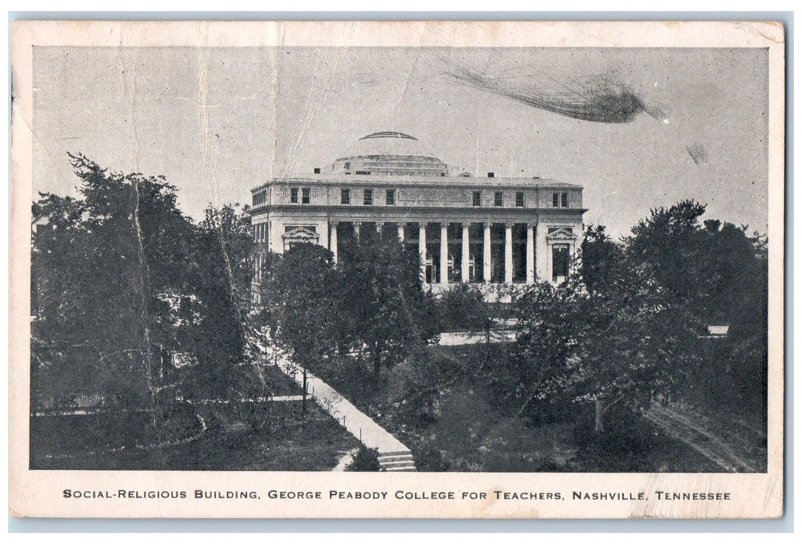 Nashville Tennessee TN Postcard Social-Religious Building College Exterior 1920
