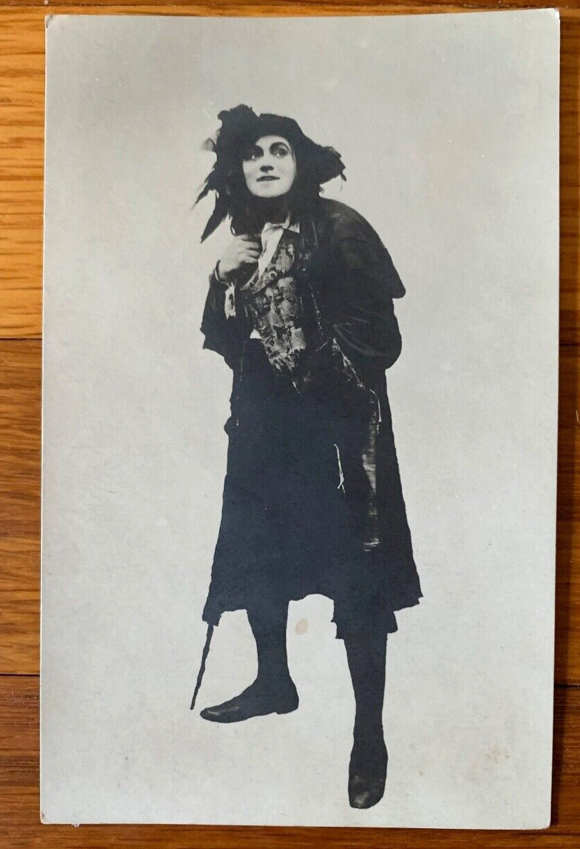 Antique RPPC - ACTOR IN THE ROLE OF BARNABY RUDGE - Charles Dickens