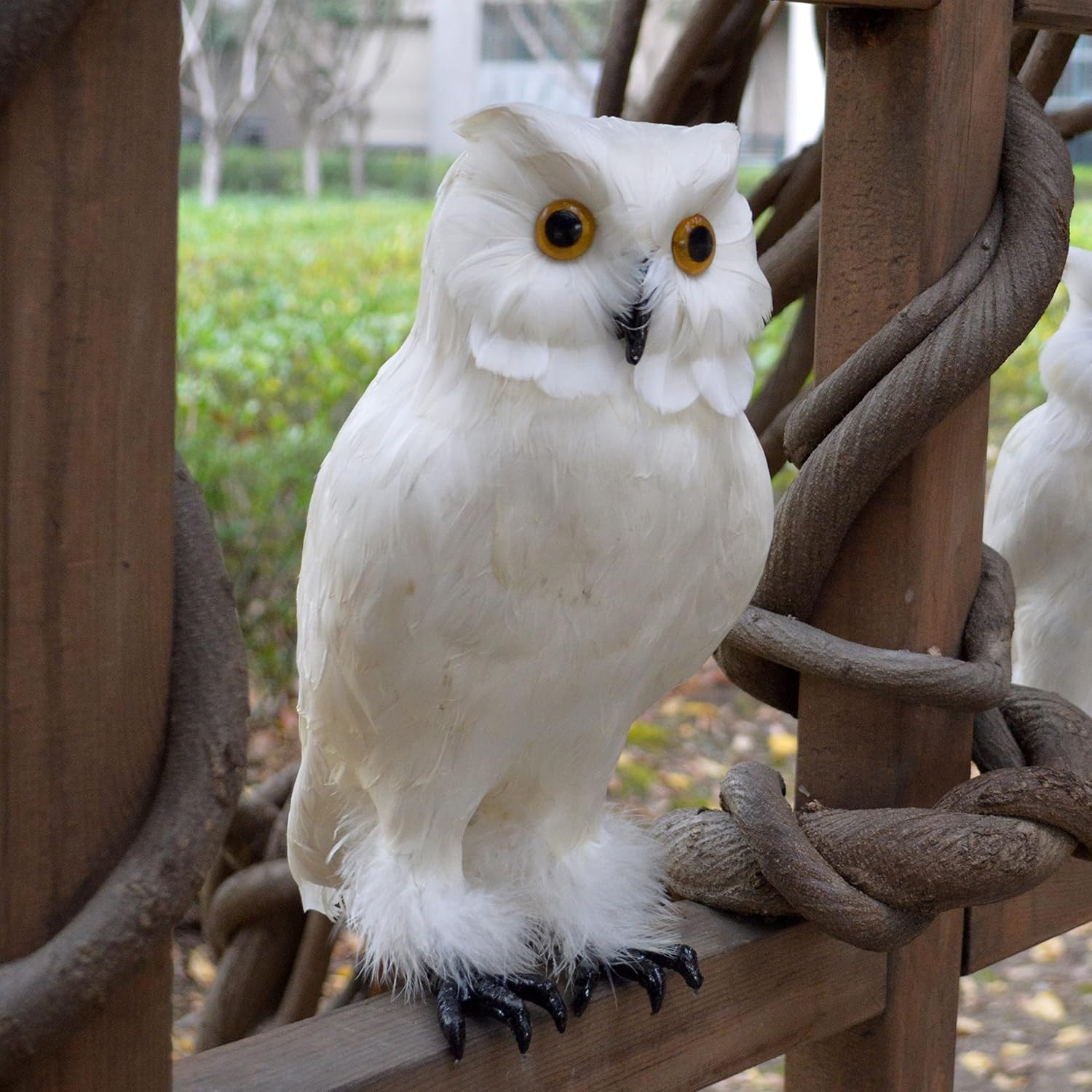 Realistic Feathered Owl Figurine, Birds Decoy | Lifelike Owls Replica, Owl De... Realistic Feathered Owl Figurine, Birds Decoy | Lifelike Owls Replica, Owl De...