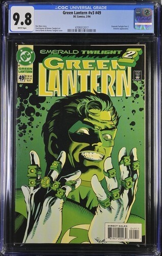 CGC 9.8 GREEN LANTERN #49 .. EMERALD TWILIGHT .. 1994 ..