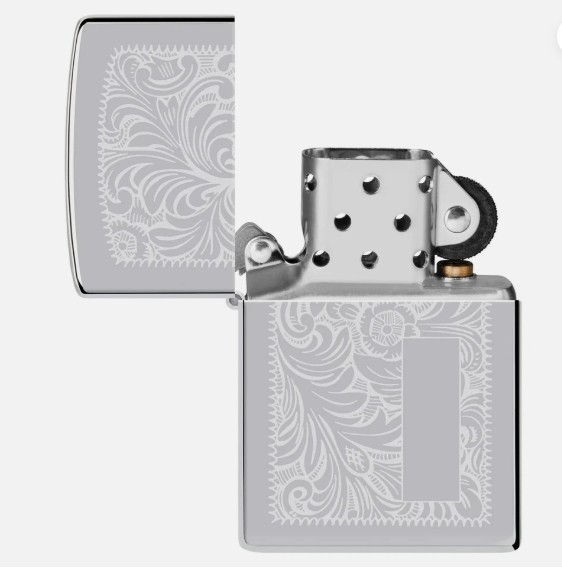 Zippo Regular Chrome Venetian, Item 352/ #26 Zippo Regular Chrome Venetian, Item 352/ #26