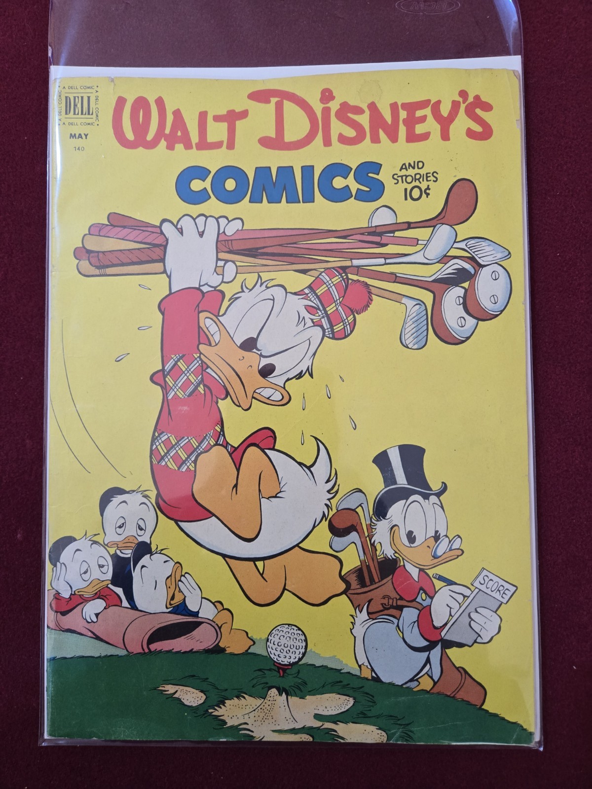 Walt Disney\'s Comics and Stories #140 May 1952 Dell 1st Gyro Gearloose