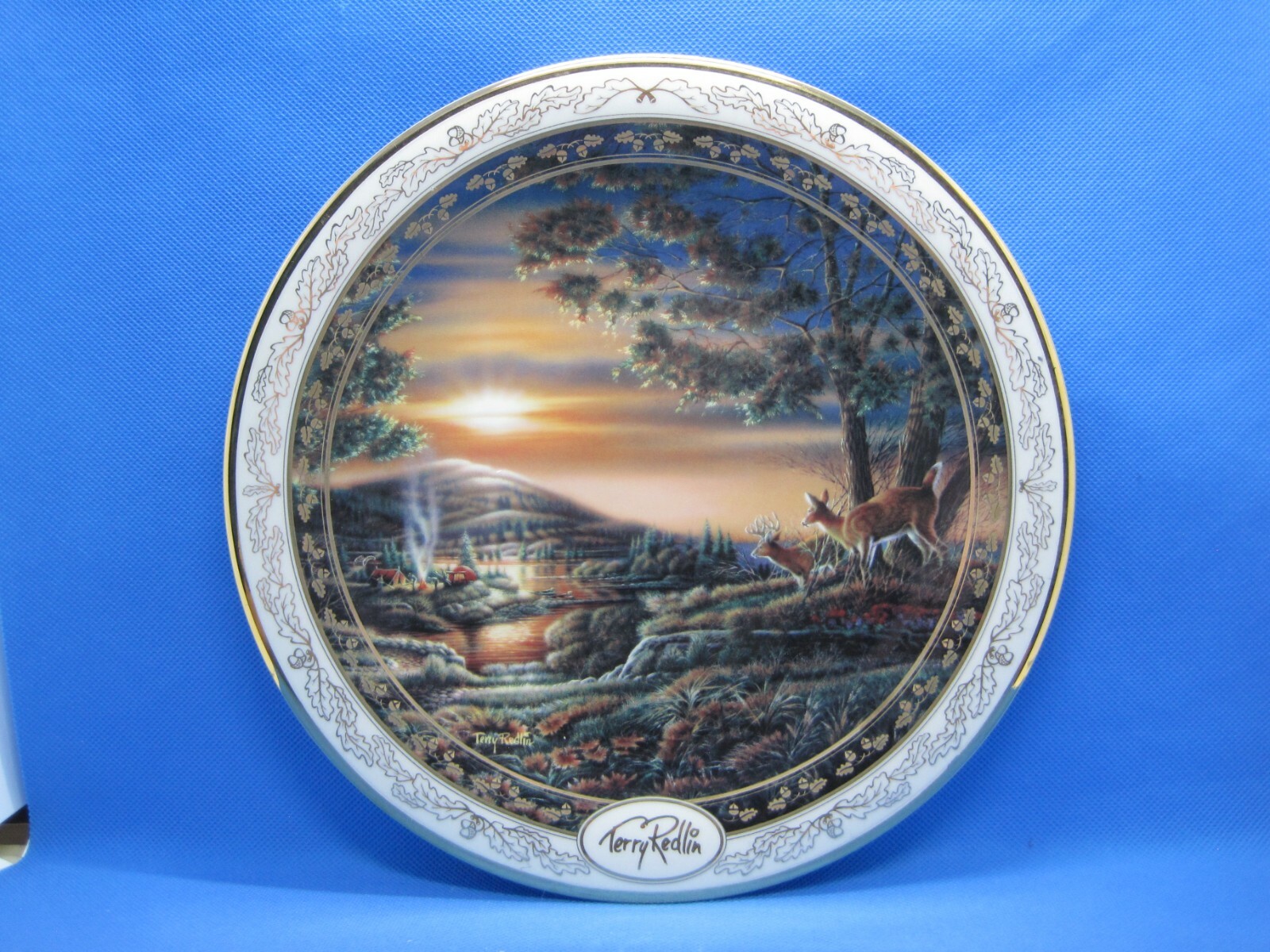 Terry Redlin Masters Edition Sharing the Sunset Collectors Plate Hadley 