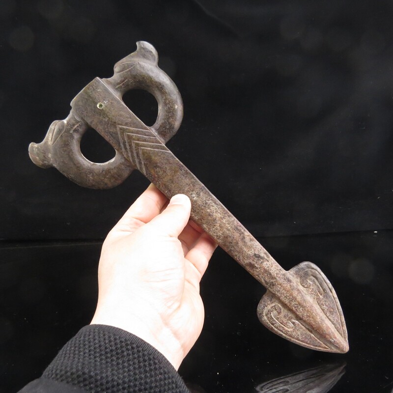 China,old  jade,collectibles, hongshan culture,rare arrow, statues R(076)