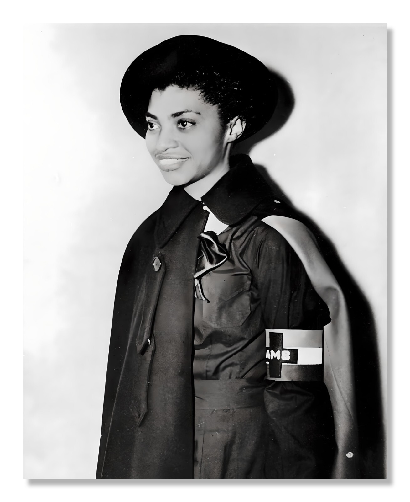 American Medical Bureau Nurse Salaria Kea c1937, Vintage Photo Reprint American Medical Bureau Nurse Salaria Kea c1937, Vintage Photo Reprint