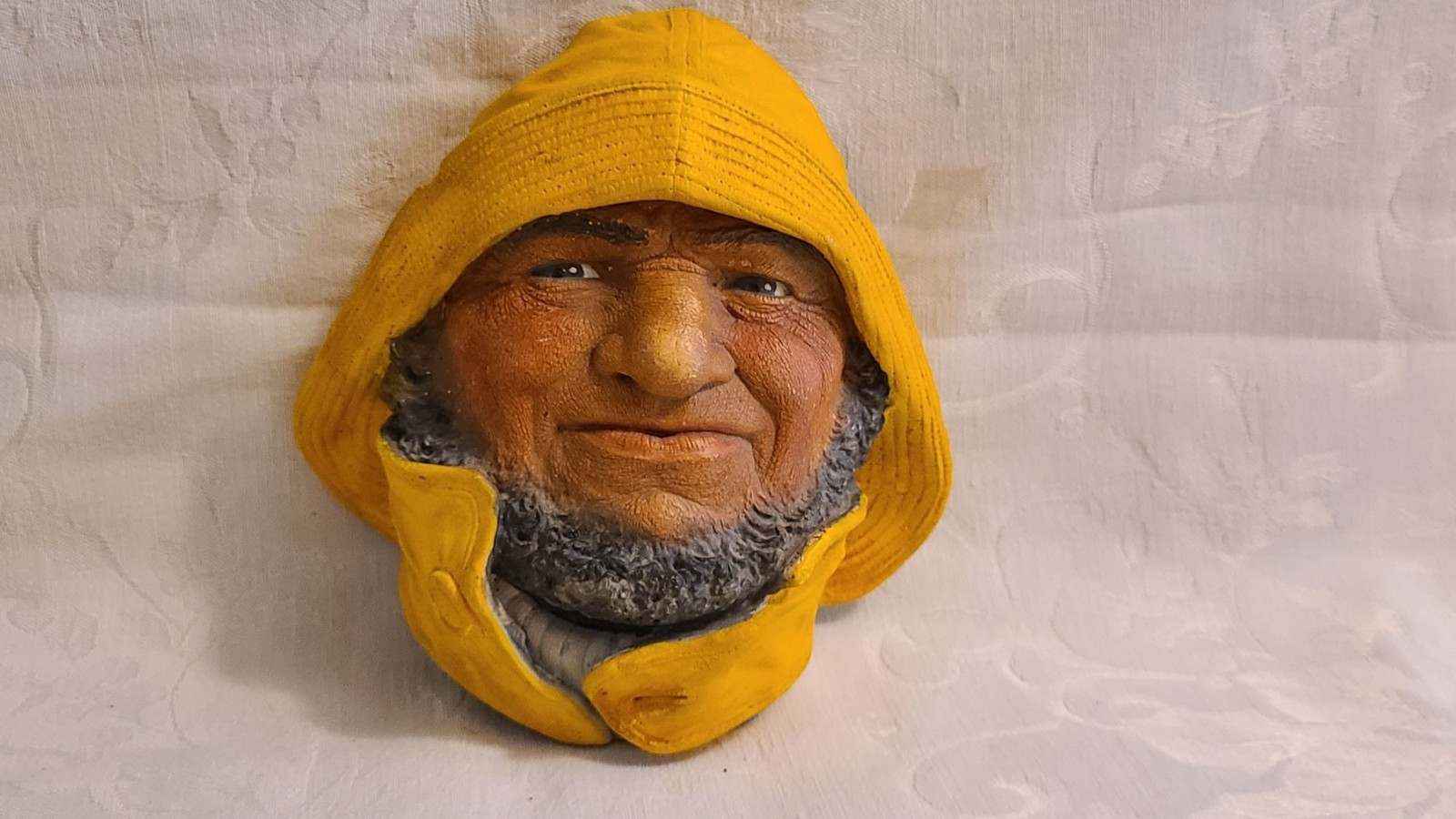 Vintage Bossons Chalkware Head THE HELMSMAN Wall Plaque Vintage Bossons Chalkware Head THE HELMSMAN Wall Plaque