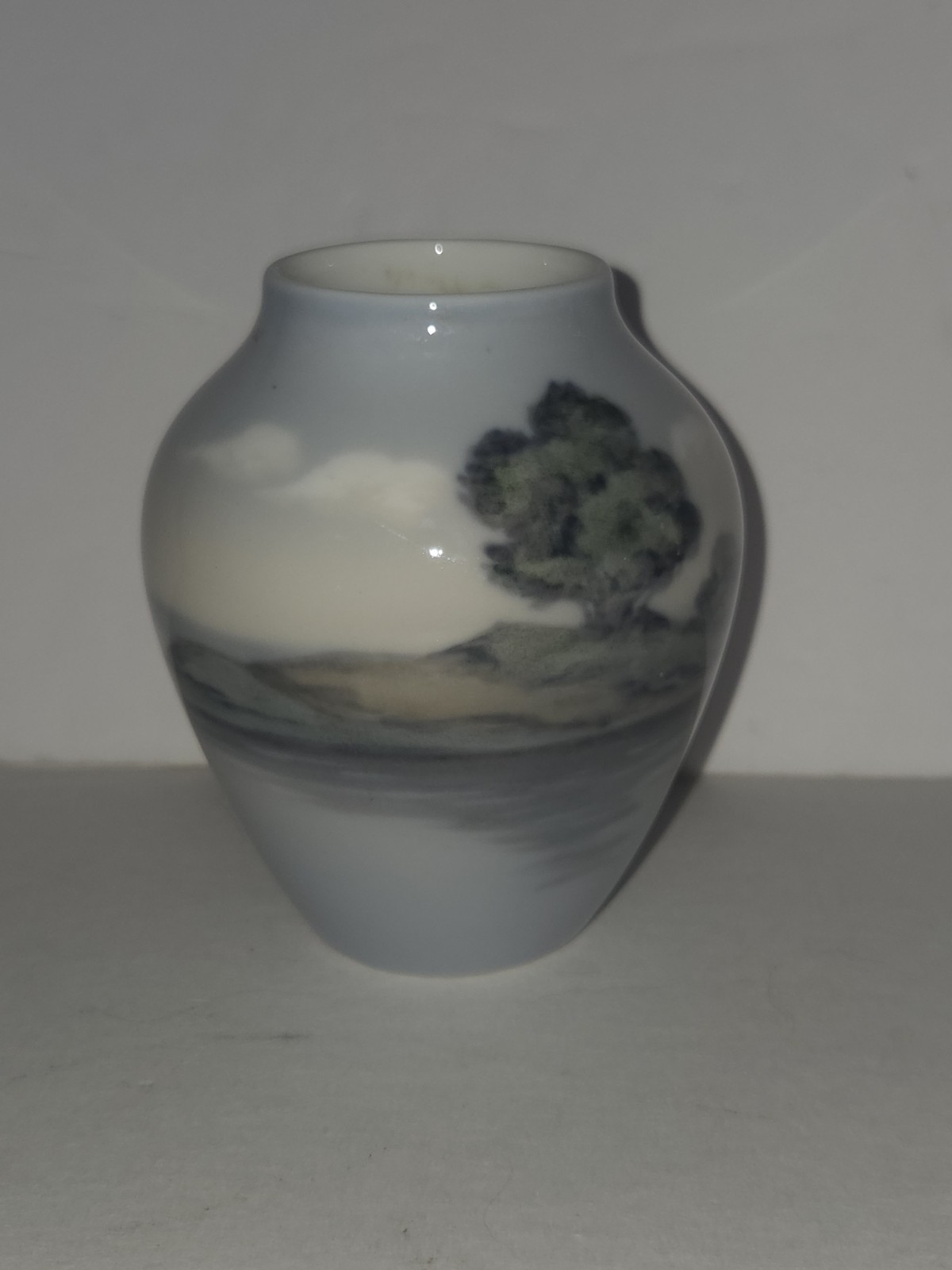 Vintage Bing Grondahl Miniature Hand Painted Vase