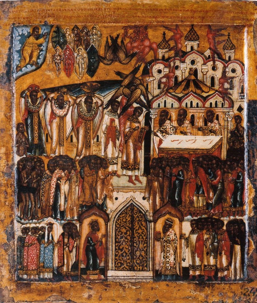Let All Mortal Flesh Keep Silence — Rare Orthodox icon | 23x30 cm (9