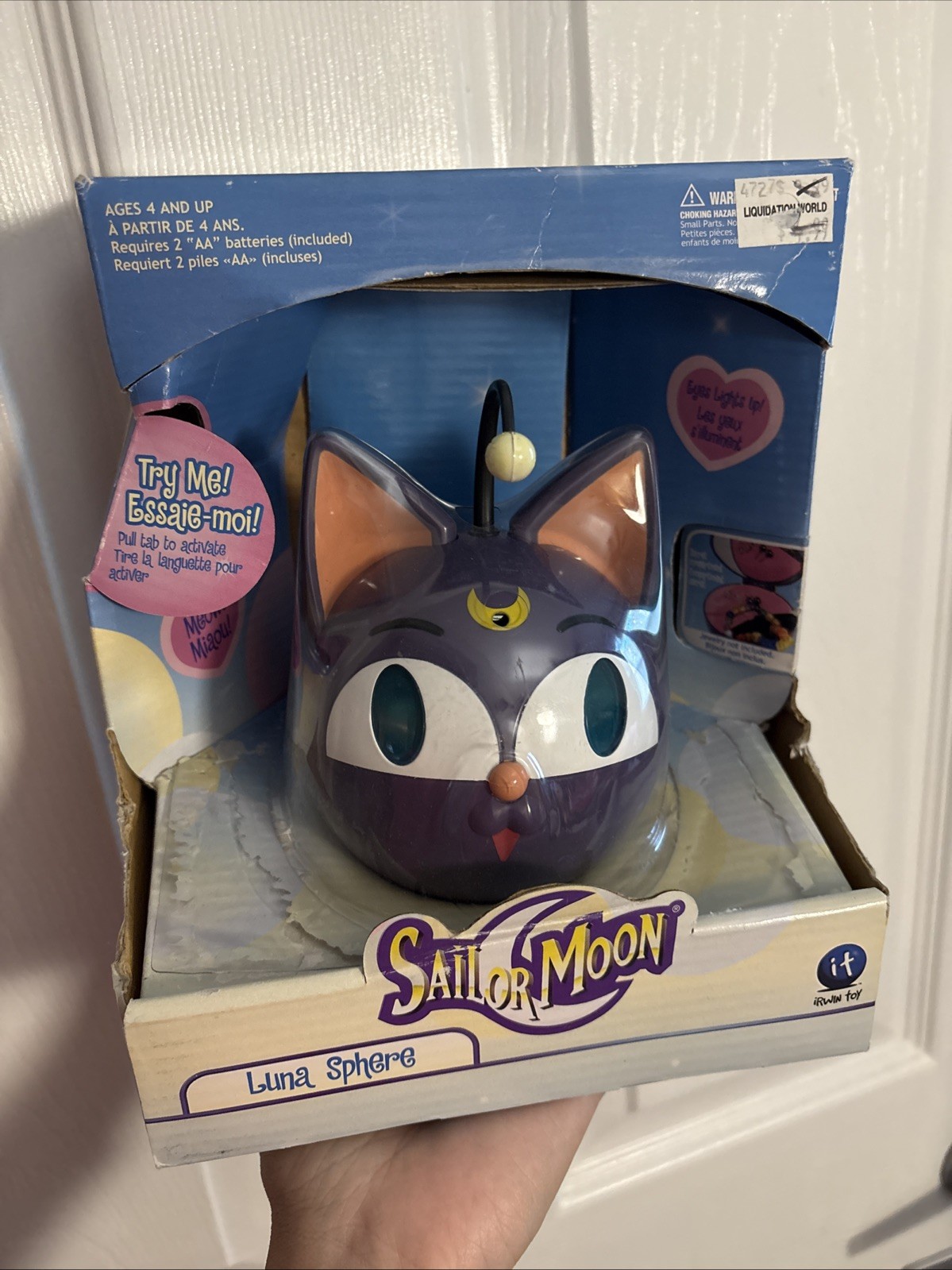 Sailor Moon Luna Sphere Jewelry Box Vintage Rare