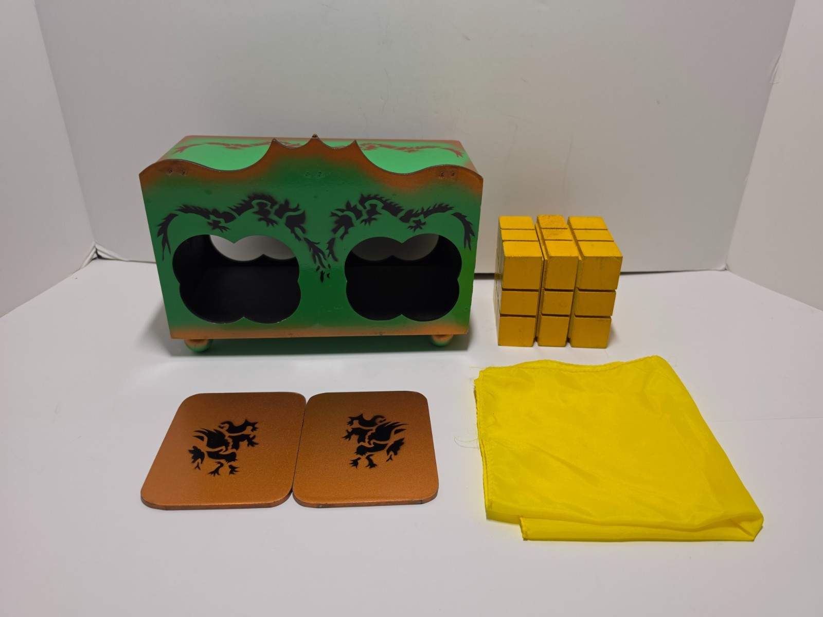 Vintage Jimmy Kings Block Vanish Magic Trick U.F. Grant Stage 1966 Complete