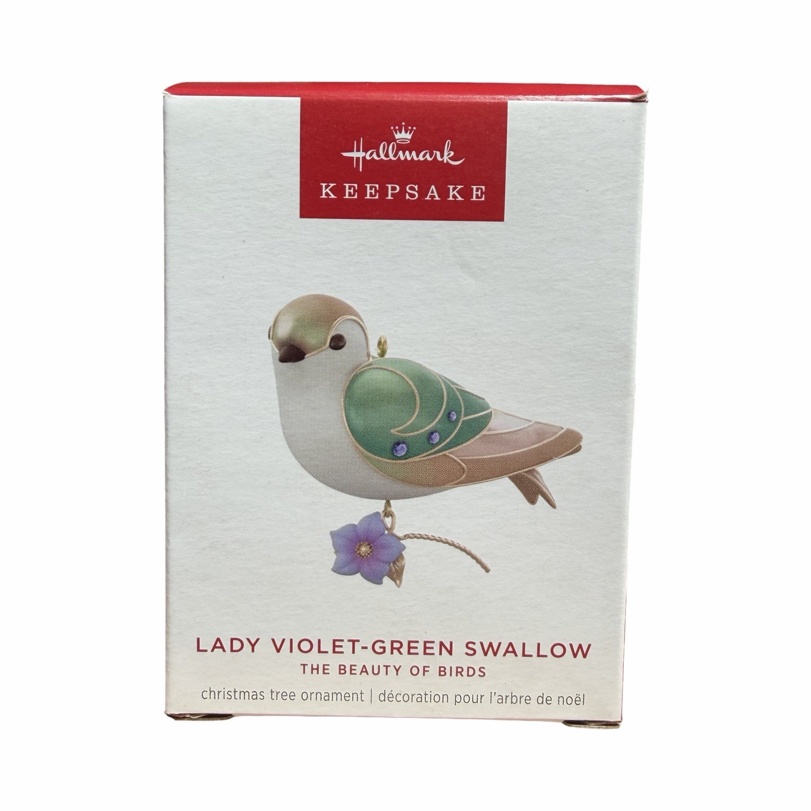 2024 Hallmark Lady Violet-Green Swallow Ornament - The Beauty of the Birds