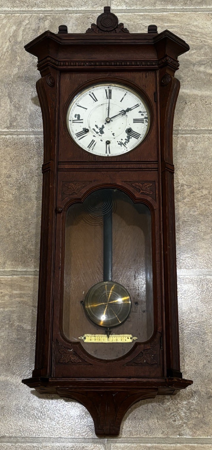Antique Seth Thomas “Marcy” Triple Wind Regulator Wall Clock For Restoration