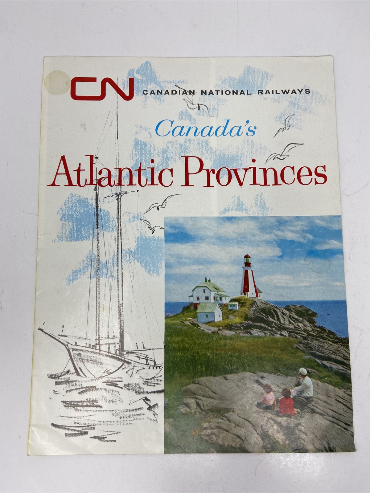 1961 Canadian National Railways Advertising Brochure Atlantic Provinces Photos
