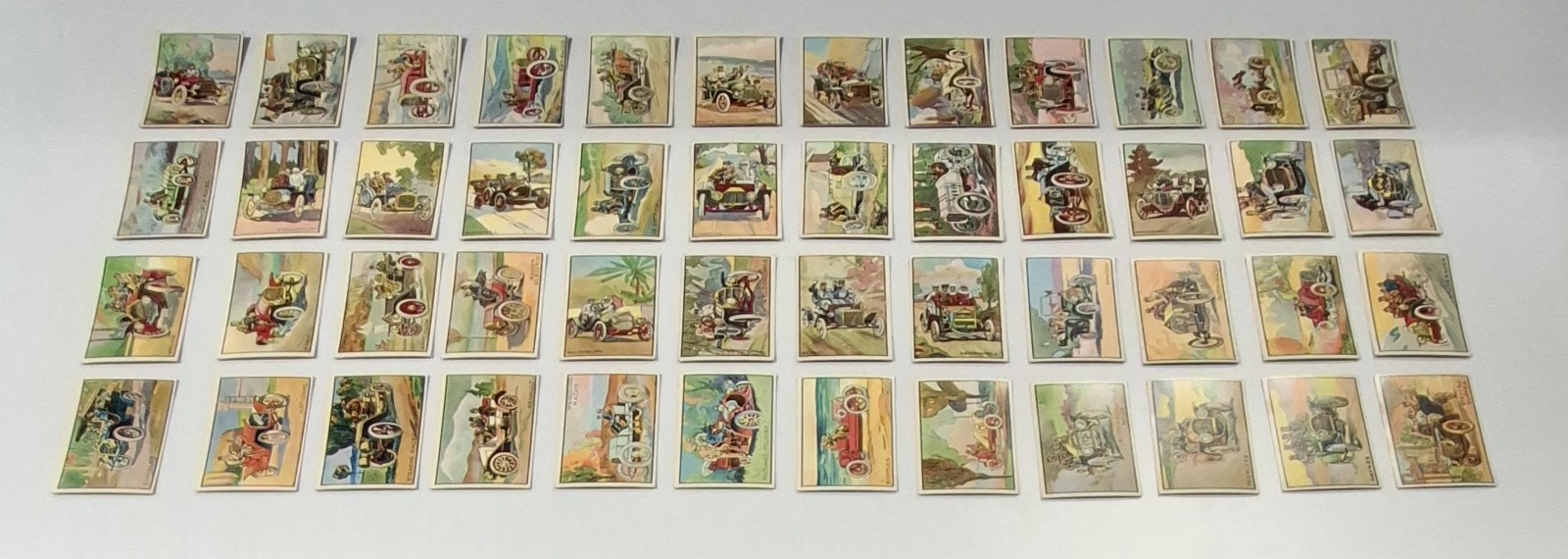 1953 Bowman Antique Autos 48 Non Sports Card Vintage Complete VG-EX Set 1953 Bowman Antique Autos 48 Non Sports Card Vintage Complete VG-EX Set