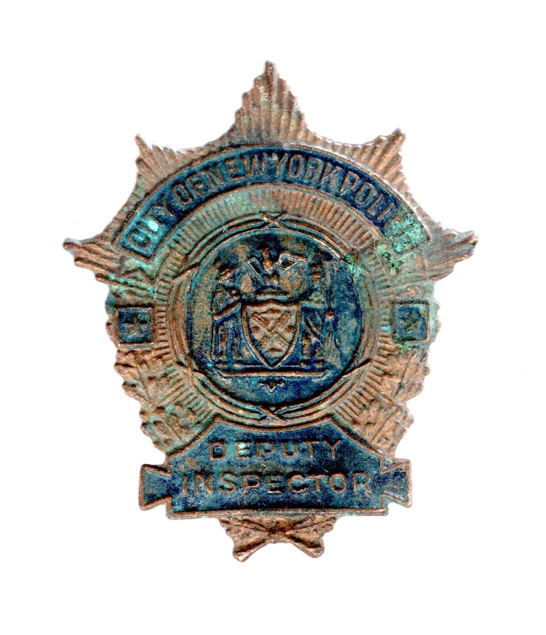 Vintage Obsolete City Of New York Police Deputy Inspector PK22