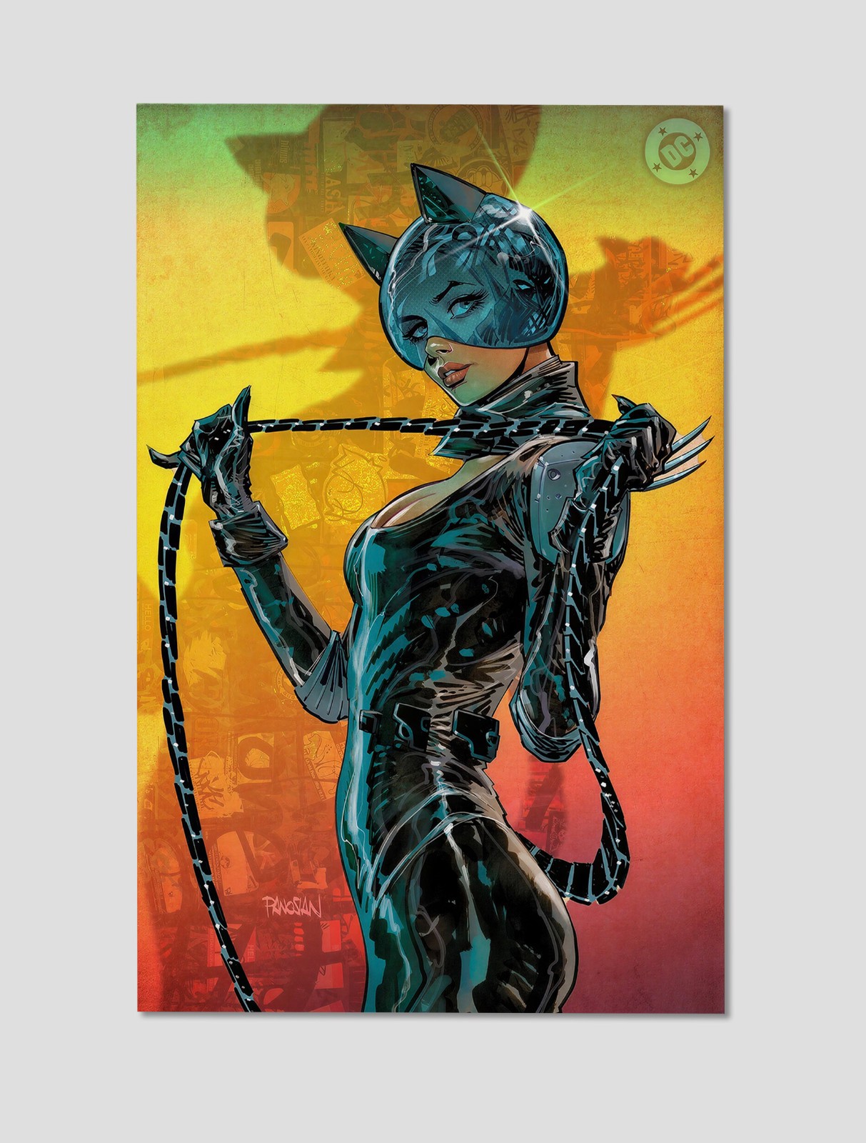 Catwoman Seductive Vigilante Premium Giclee Print Poster 11x17 DC Wall Art