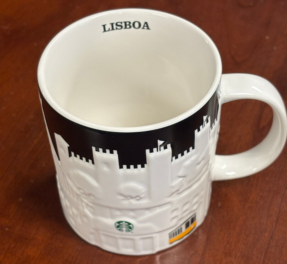 2023 Starbucks Embossed City Mug Cup Relief Series Lisbon Lisboa 16oz Portugal