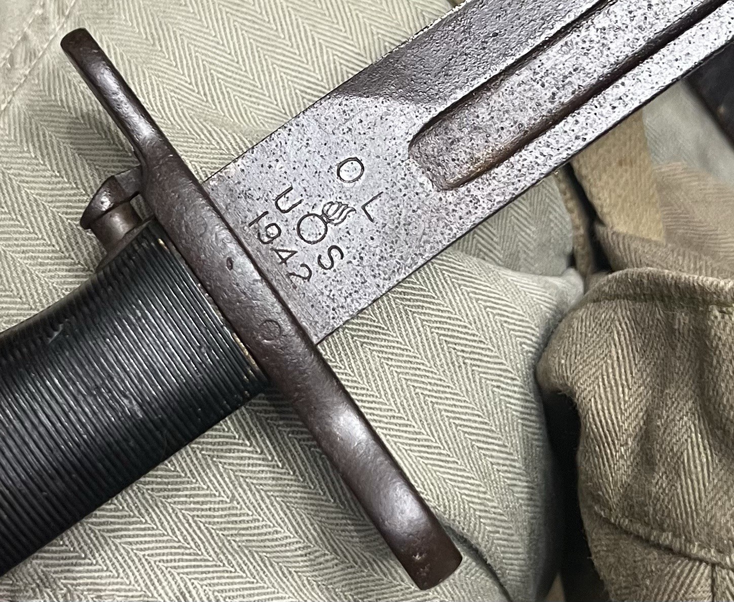WWII M1 Garand Oneida 16” M1942 Bayonet