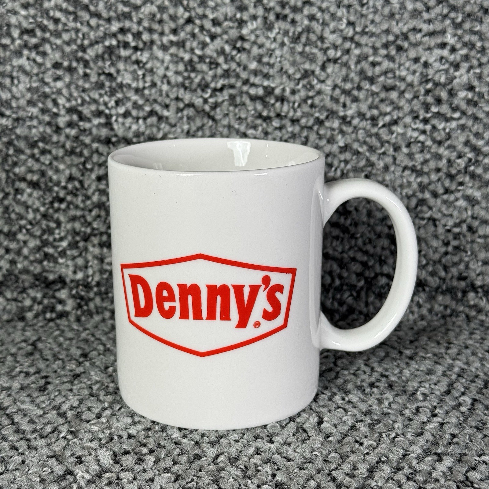 Vintage Dennys Coffee Mug 2005 Doing The Safety Jive Egg Promo Restaurant Diner
