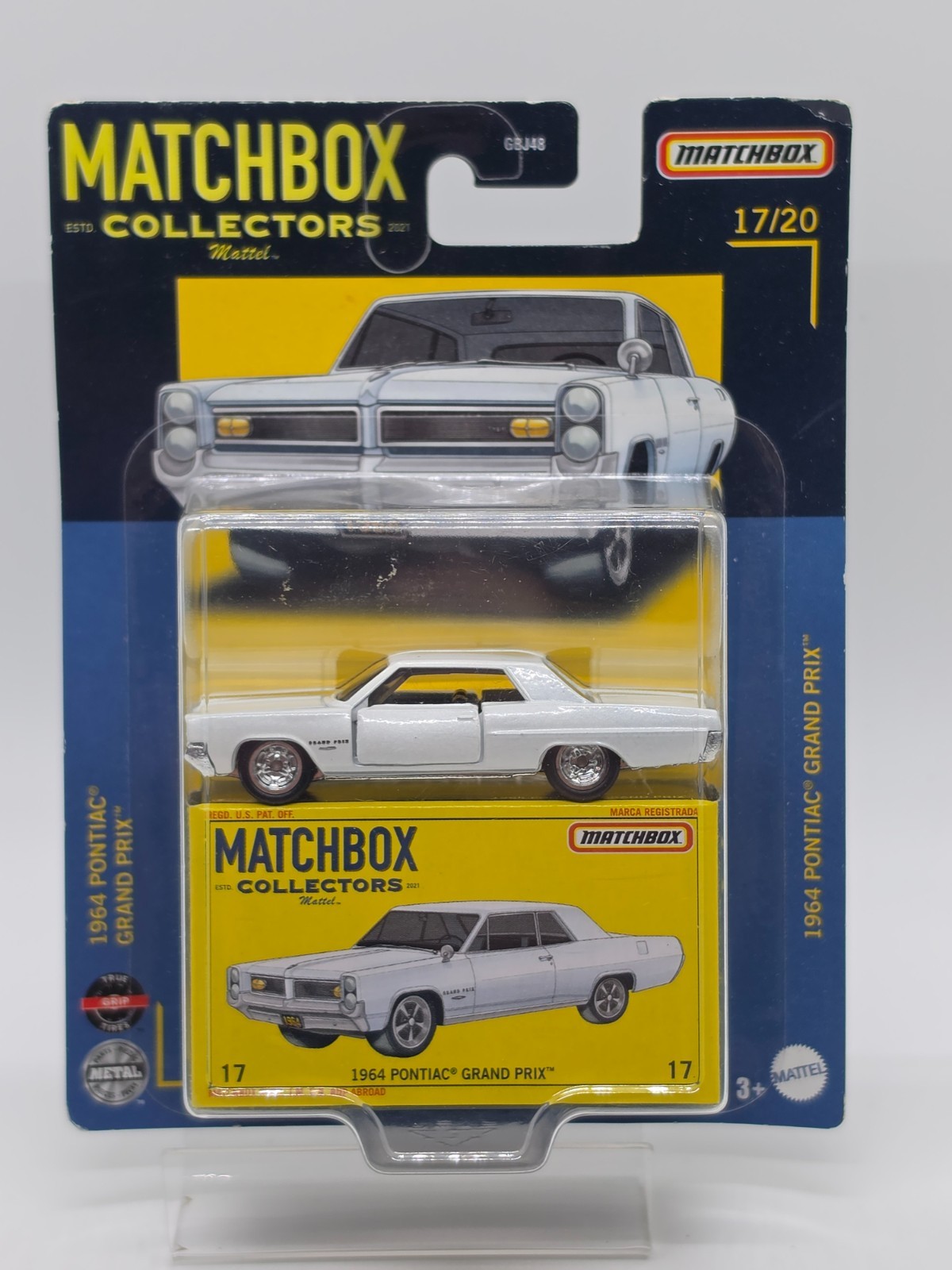 2021 Matchbox Collectors 1964 Pontiac Grand Prix White 17/20
