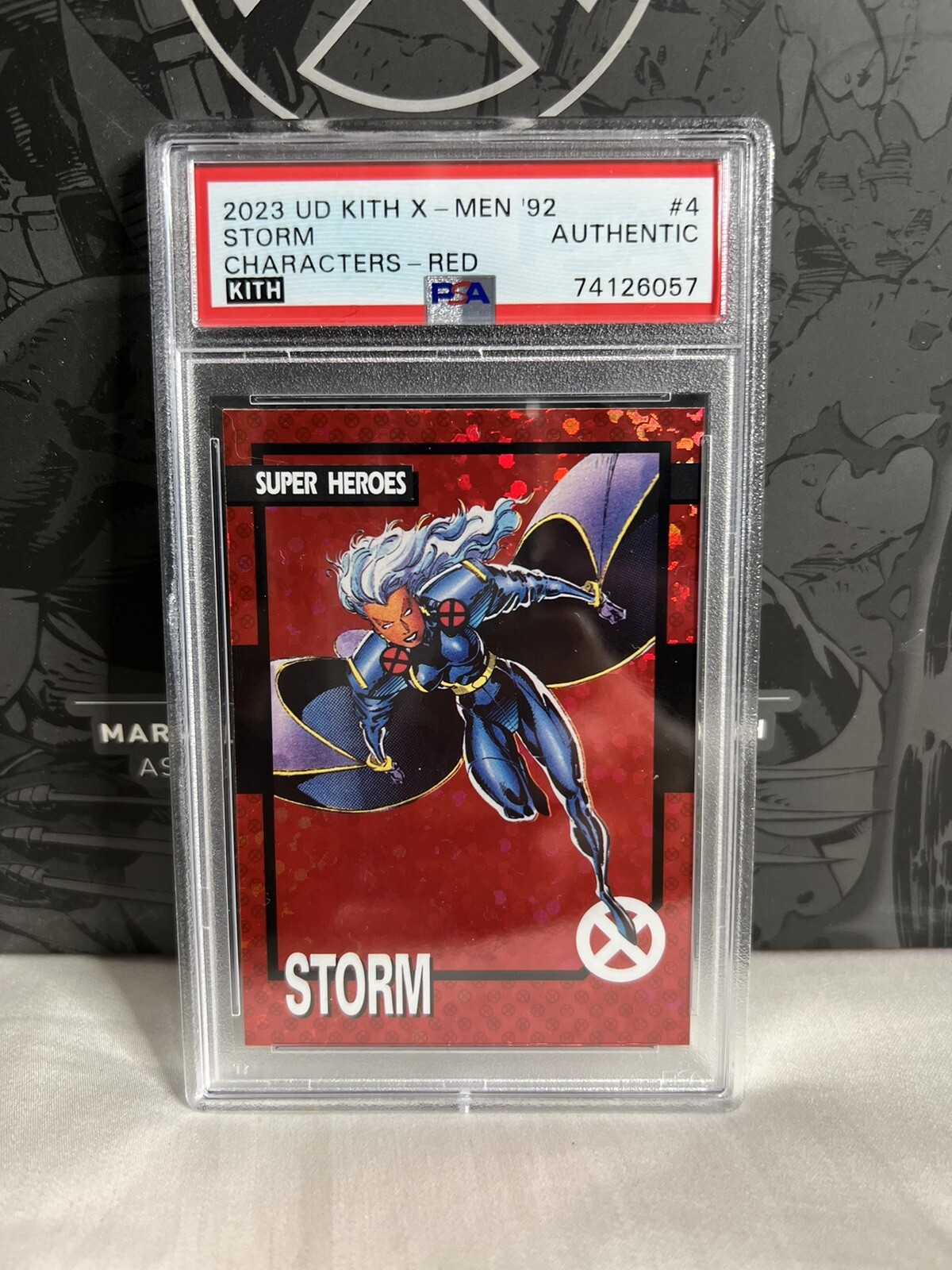 KITH X-Men *Limited* 1 of 100 - Storm (RED) Marvel Upper Deck Card Super Rare