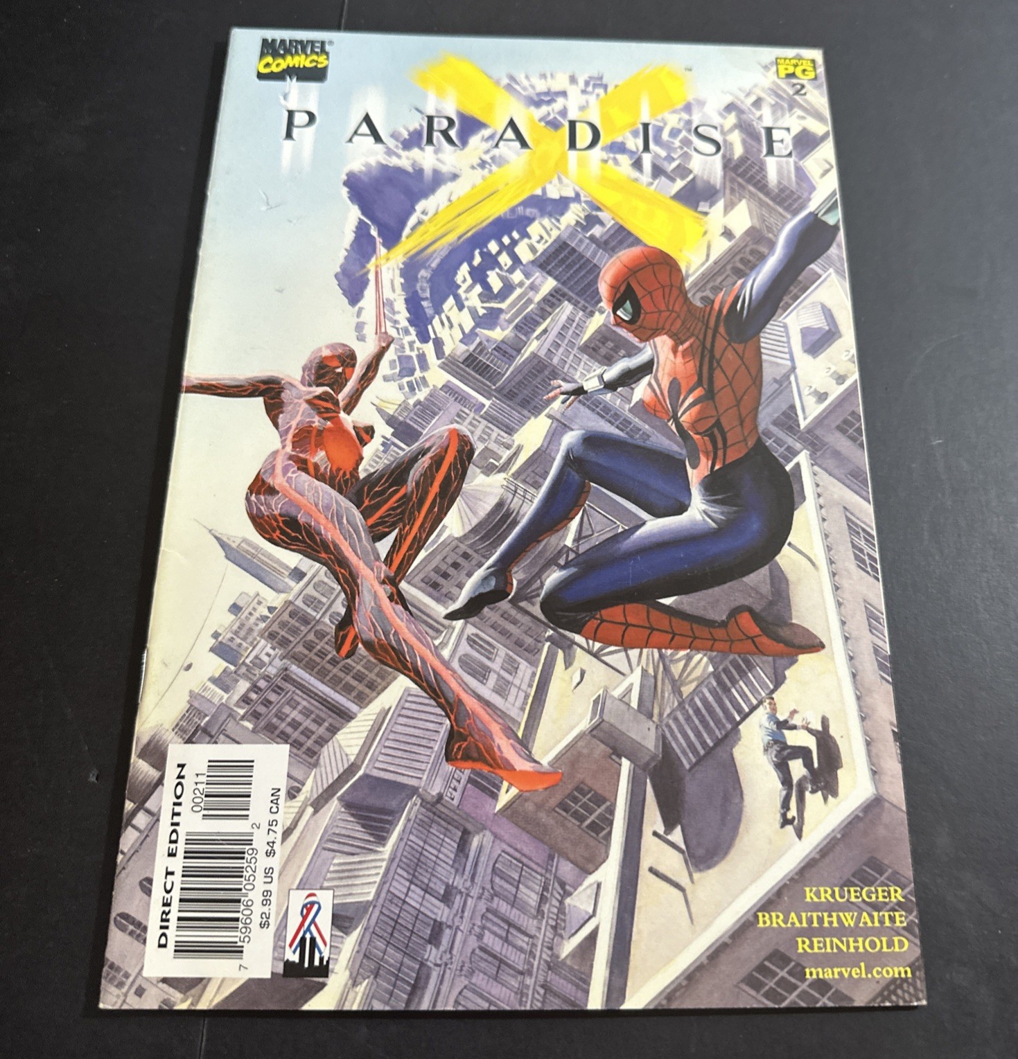 Paradise X #2 (Marvel Comics June 2002) Ww5 Vf+