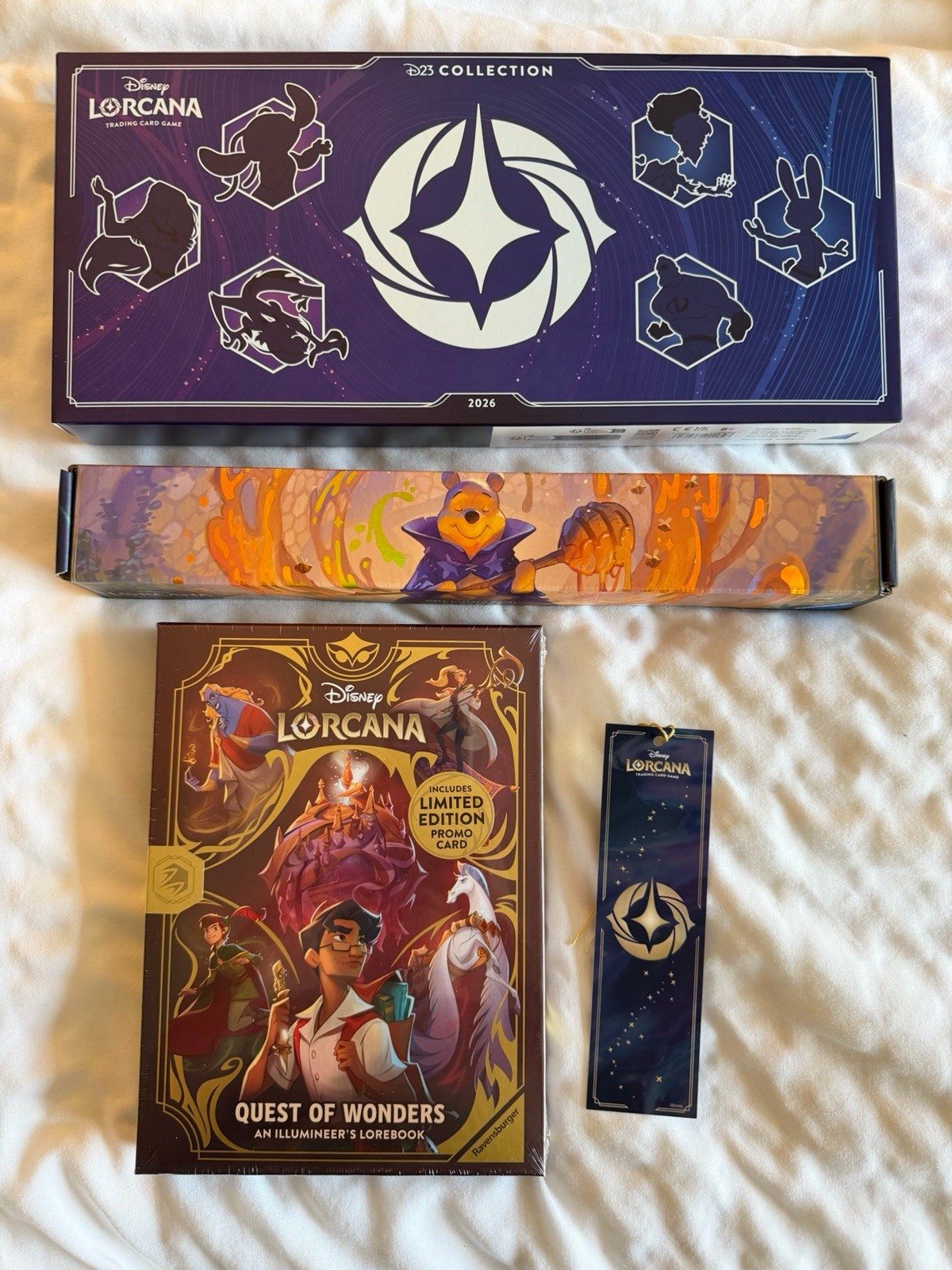 Disney D23 2026 Lorcana Bundle: D23 Collection, Pooh Foil Play Mat, Lorebook