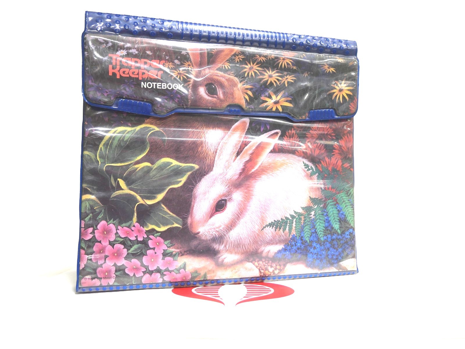 MEAD TRAPPER KEEPER w Rabbits Bunnies Beautiful