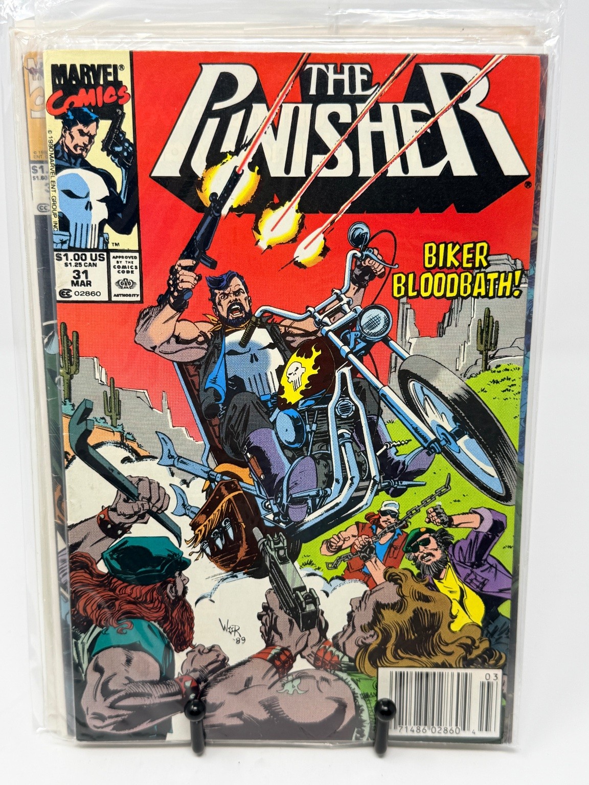The Punisher #31 Marvel Whilce Portacio Newsstand 1990