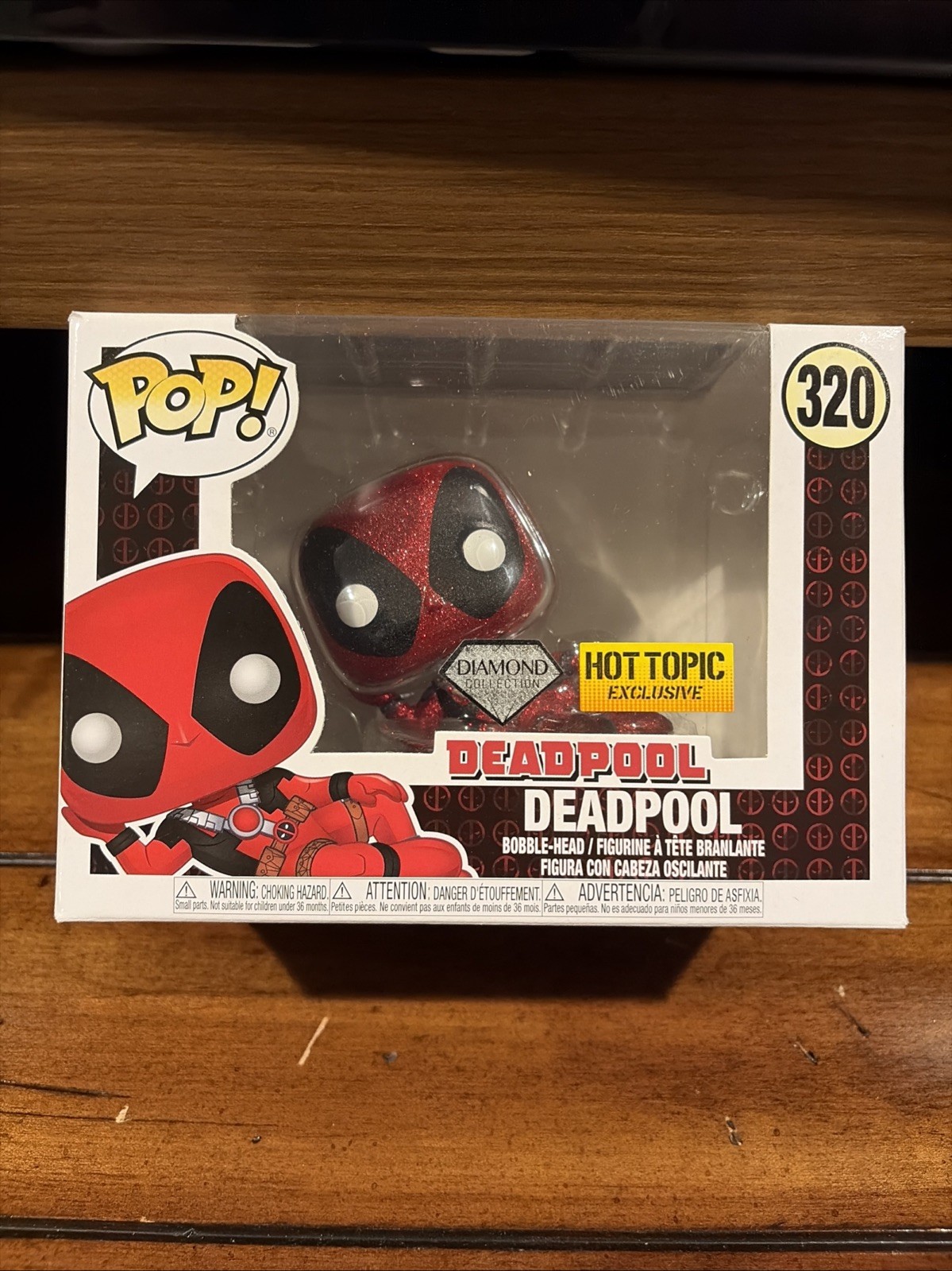 Funko Pop Vinyl: Marvel - Deadpool (Diamond Glitter) - Hot Topic (Exclusive)...