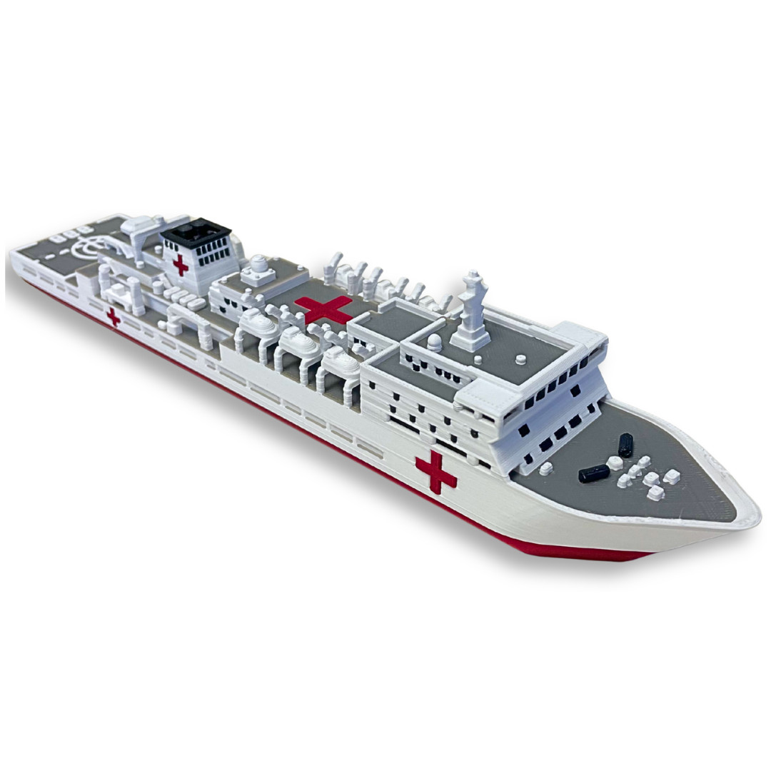 10-Inch Peace Ark Hospital Ship Model – Global Humanitarian Vessel