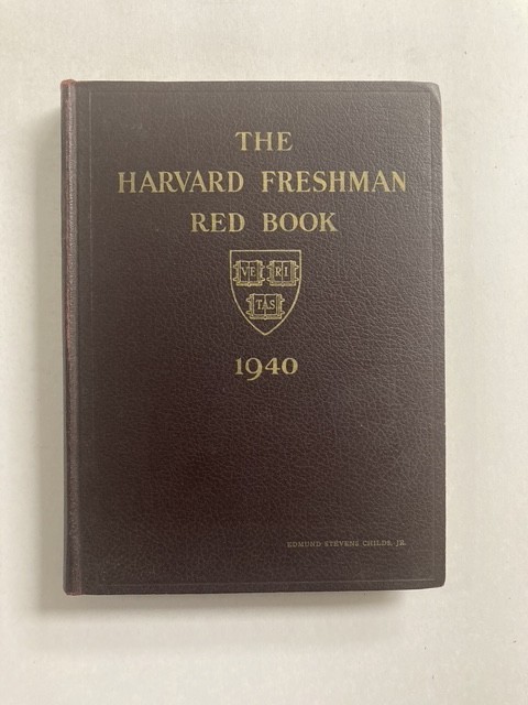 President John F. Kennedy - Pete Seeger -The Harvard Freshman Red Book 1940 Rare