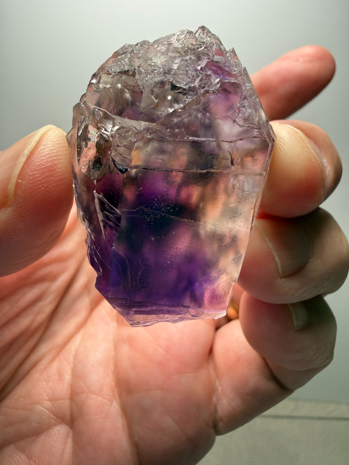 STUNNING  Little Gem Mine Vibrant Smoky Amethyst Floater Crystal- On Sale $69