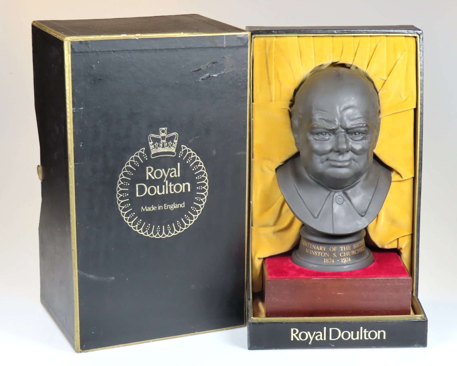 Royal Doulton Winston Churchill Centenary bust, copy #10 of 750, original box