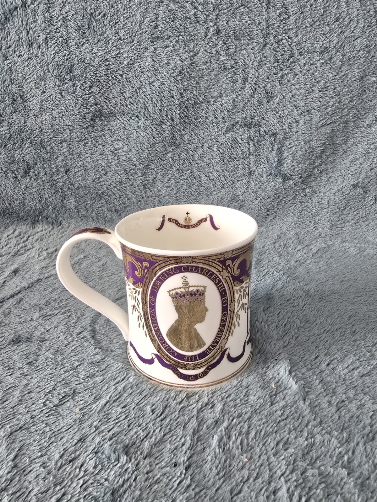 Dunoon Wessex King Charles III Coronation Fine Bone China Mug - No Box Dunoon Wessex King Charles III Coronation Fine Bone China Mug - No Box