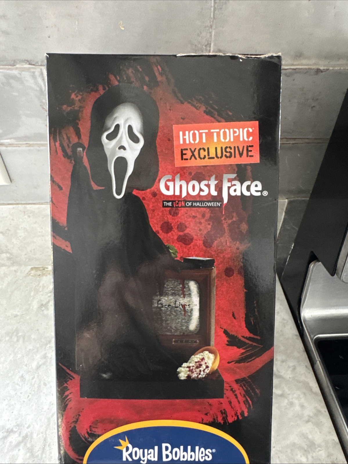 2021 Royal Bobbles Scream Ghost Face Hot Topic Exclusive Rare Version New