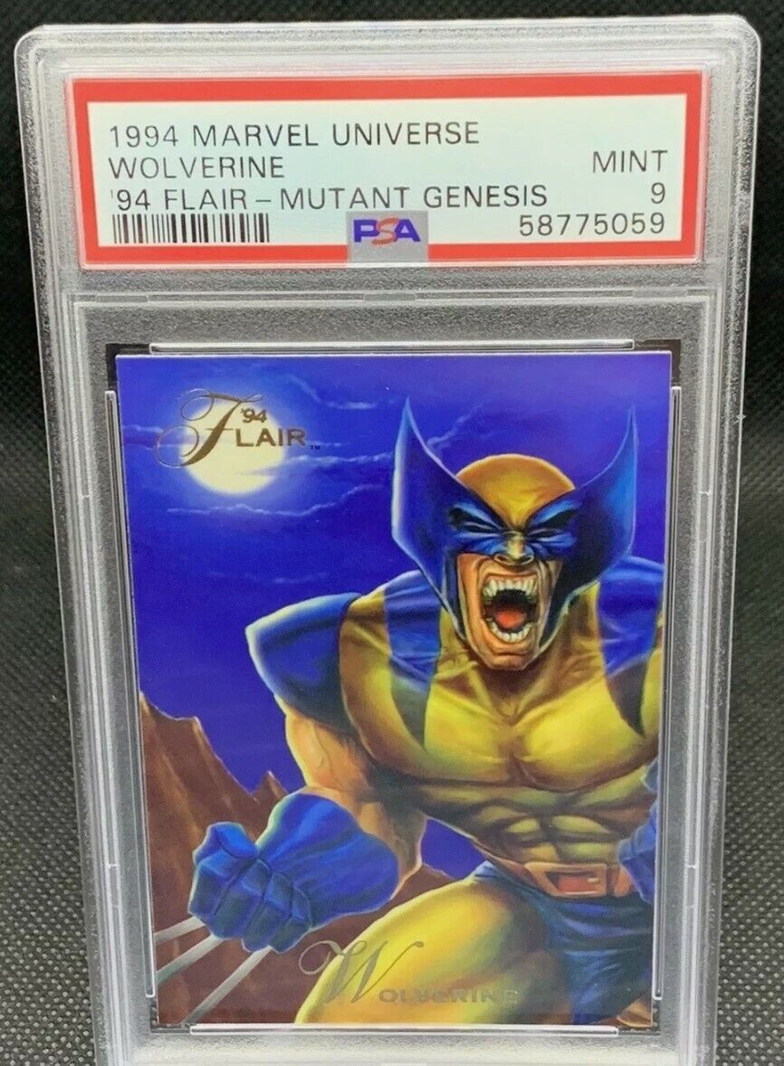 1994 Flair Marvel Universe Wolverine PSA 9 Mutant Genesis low (pop 22) 17^ Mint