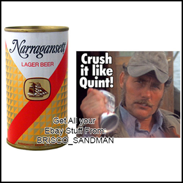 Fridge Fun Refrigerator Magnet JAWS MOVIE Quint Beer Set of 2 70s retro Funny
