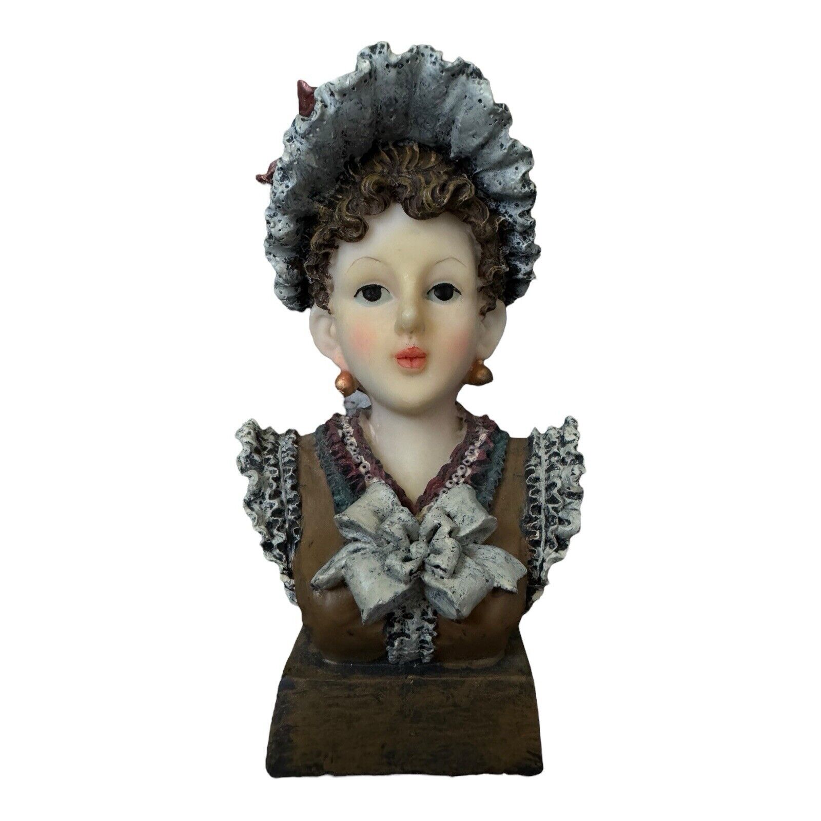 Vintage Lady Bust Figurine - Victorian Style Collectible Figurine