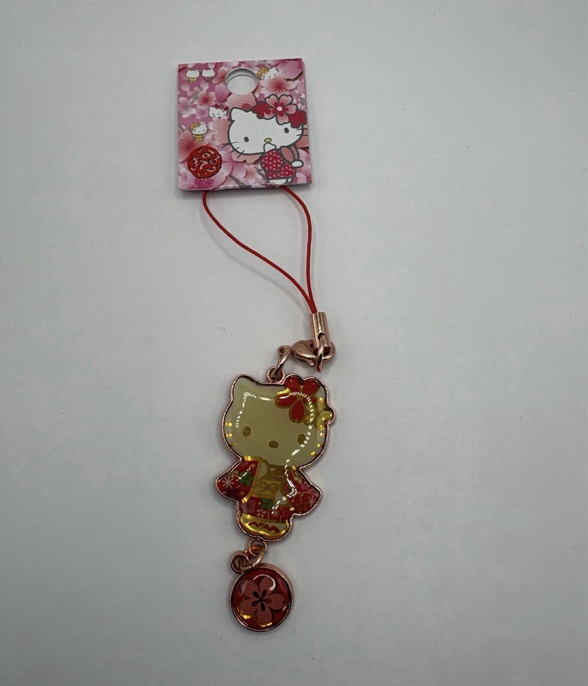 Hello kitty vintage Sakura kimono phone strap