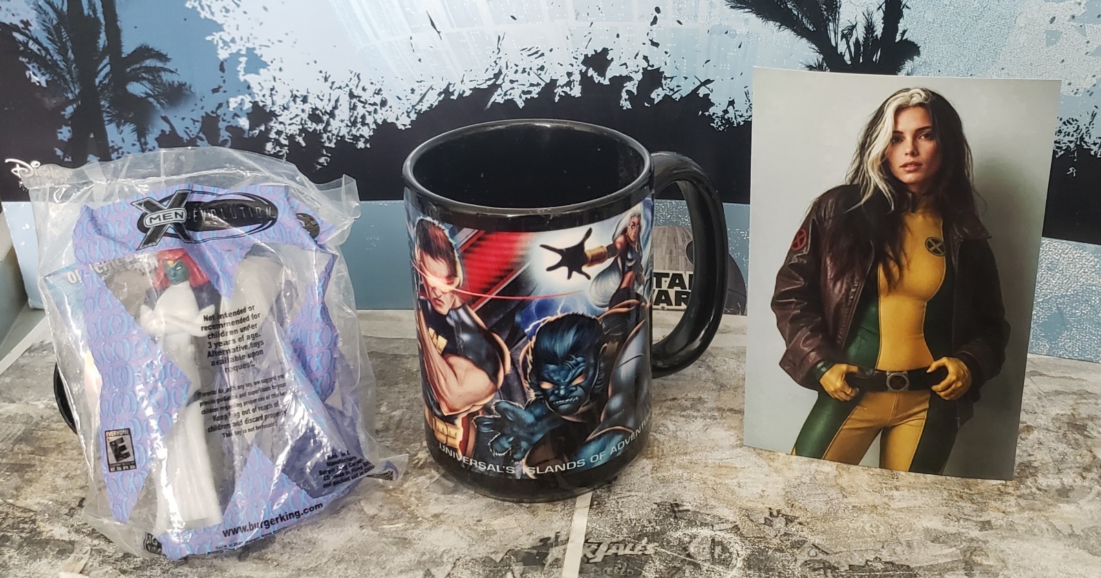 Universal's Islands Of Adventure X-Men Mug 4x6 Inde Navarratte Photo Mystique 